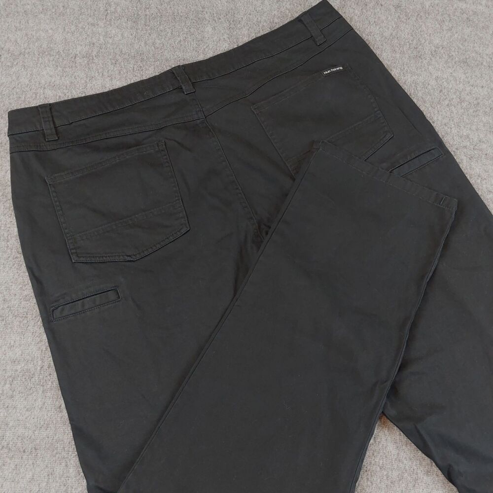 HUK Navigate Pants Men's 38 (Fit 40x31) Black Performance Fishing Stretch